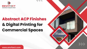 Abstract ACP Finishes & Digital Printing for Commercial Spaces