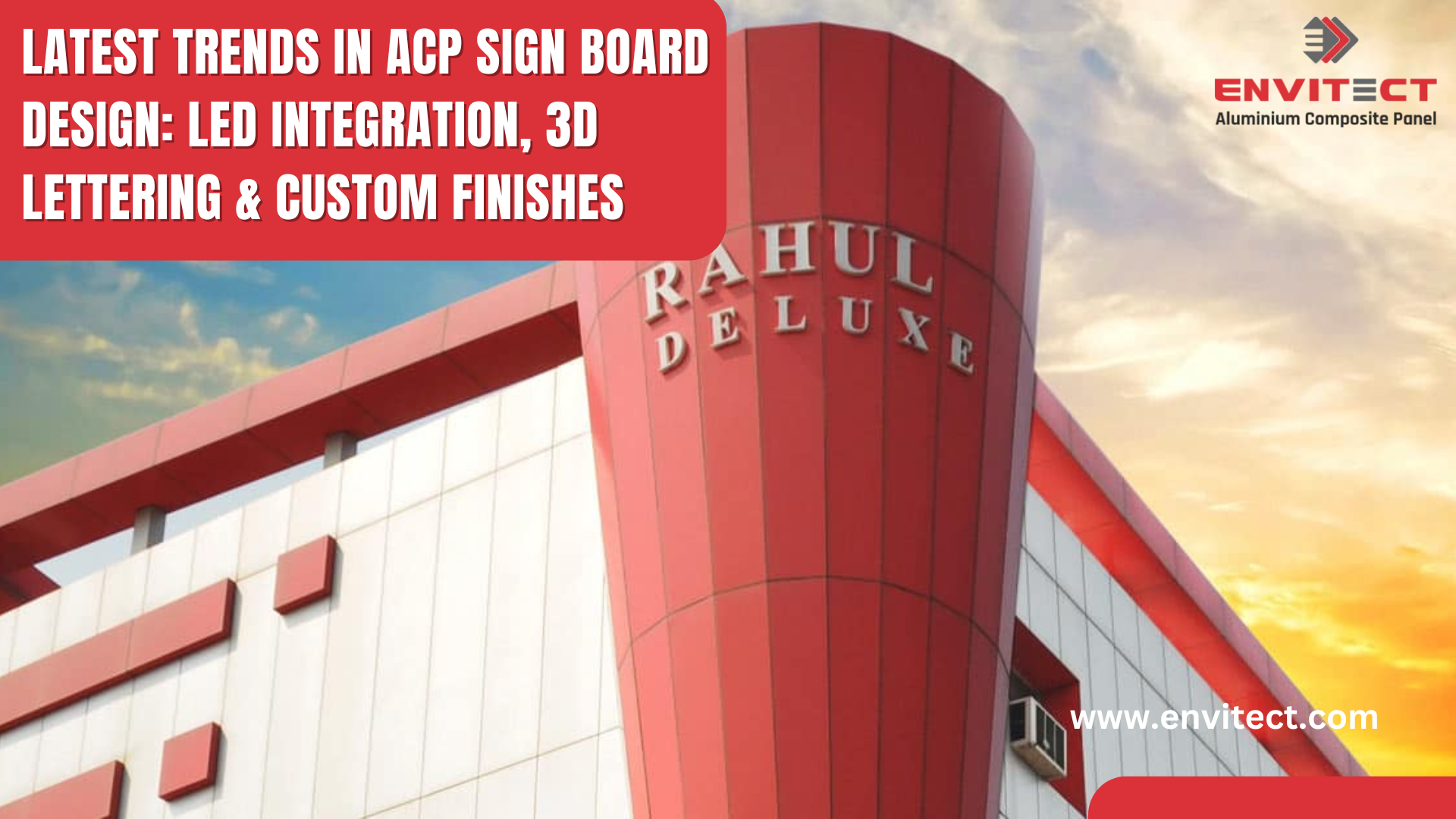 ACP Sign Board Designs: LED, 3D Lettering & Custom Styles