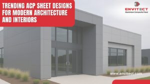 Modern ACP sheet designs for exteriors and interiors