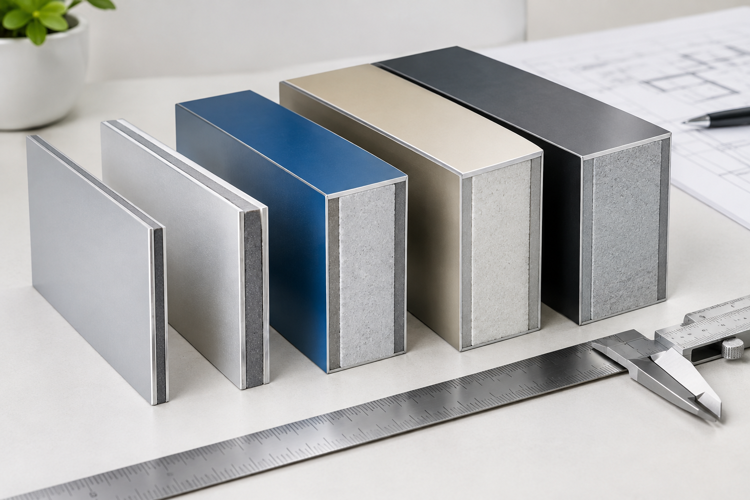 ACP sheet thickness and aluminium skin specification comparison